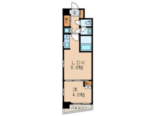 コンフォリア目黒八雲の物件間取画像